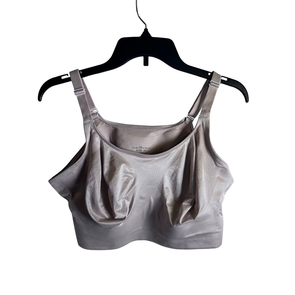 Ruby Ribbon Ultimate Demi Cami Size 42 Beige Wireless Shapewear Women